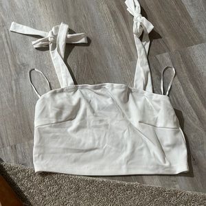 SHEIN white crop top🤍